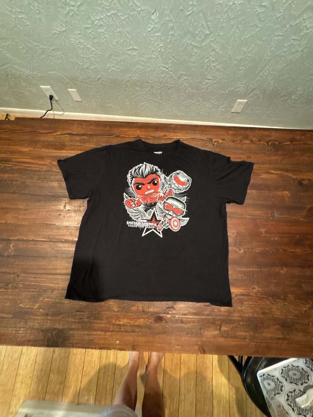 Funko Marvel Studios Captain America Brave New World Red Hulk Falcon T-Shirt 2XL